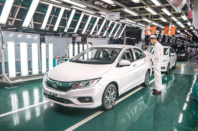 Honda Việt Nam tiếp tục tạm dừng sản xuất dù không thuộc vùng nguy cơ cao